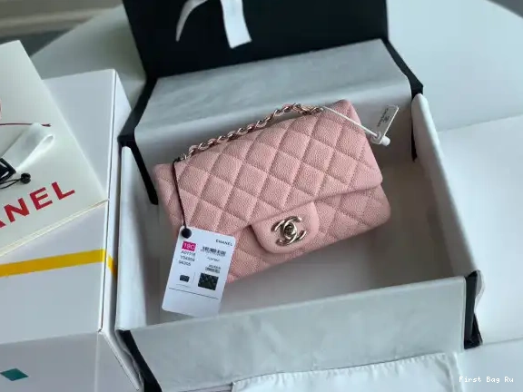 First Bag Ru BAG CHANEL 20CM FLAP 0604